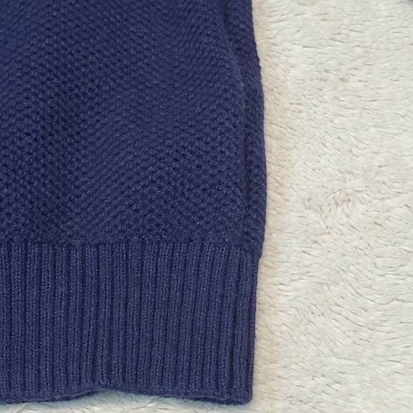 Janie and Jack East Side Merchant Marine Navy Blue Wool Turtleneck Sweater 6‎ - Picture 4 of 7